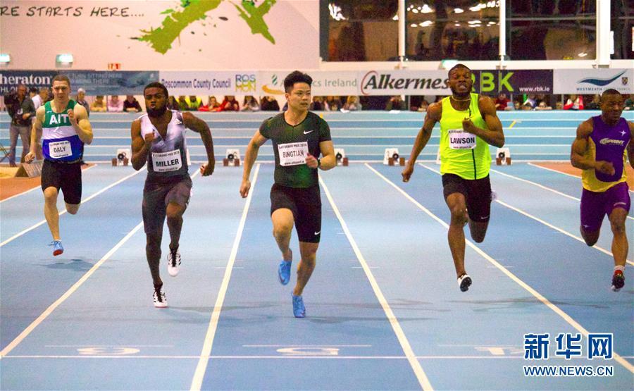 (體育)(1)田徑——室內大獎賽:蘇炳添賽季首秀開門紅